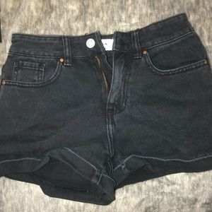 pacsun black mom shorts